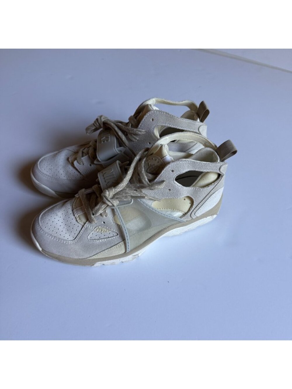 Nike Air Trainer Huarache Light Bone Sail Sneaker - Men’s US 11 - IB7678-100